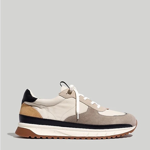 MADEWELL Kickoff Trainer Sneaker In Suede, Wash Nubick Leather New In Box 11.5 - Picture 1 of 13